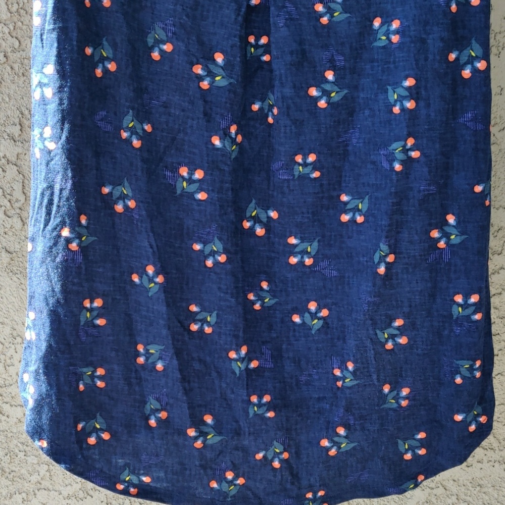 Anthropologie Akemi + kin floral keyhole tank top - Picture 7 of 8